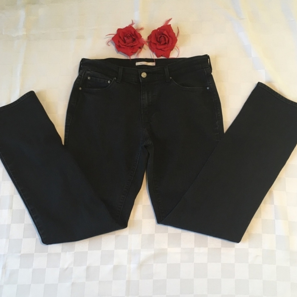 Levi’s Black 505 Straight Leg Jeans, 10L, 30W, L34